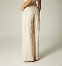 HIGH WAIST PALAZZO PANTS WITH BELT