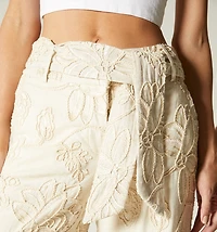 HIGH WAIST PALAZZO PANTS WITH BELT