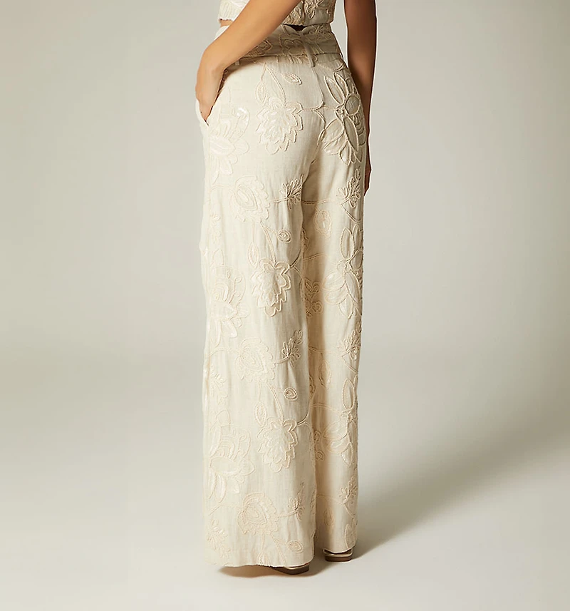 HIGH WAIST PALAZZO PANTS WITH BELT