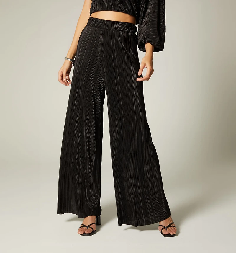 PALAZZO PANTS WITH INTERNAL ELASTIC