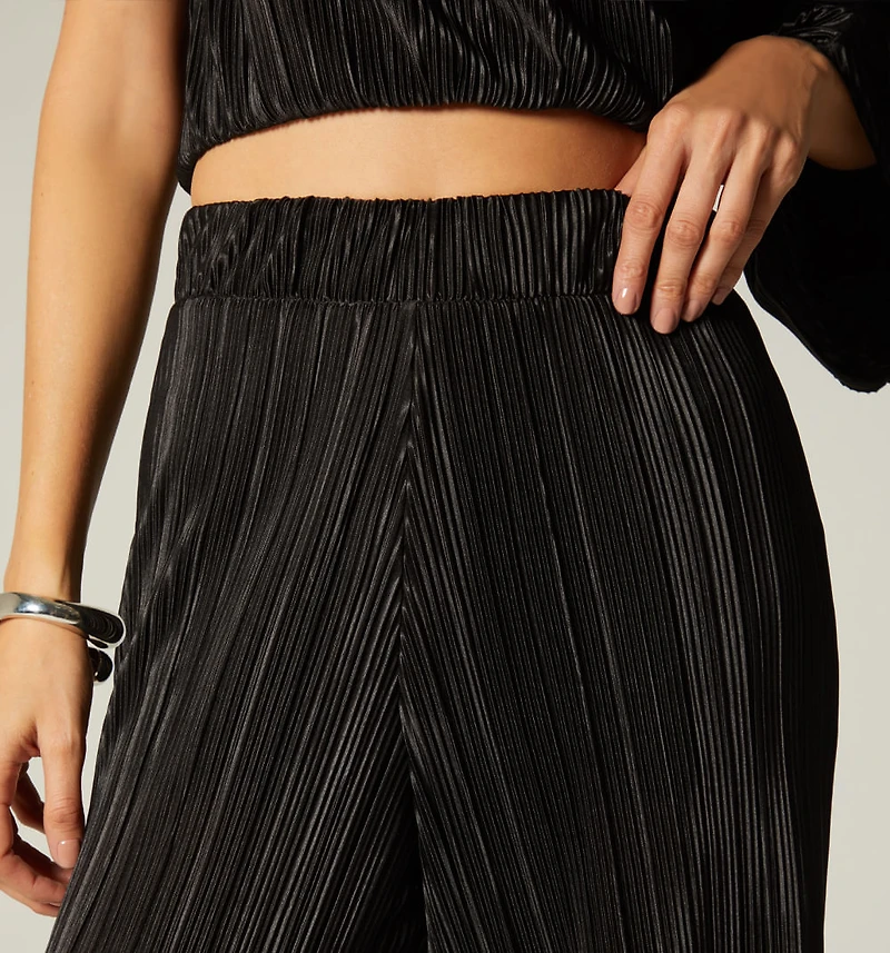 PALAZZO PANTS WITH INTERNAL ELASTIC