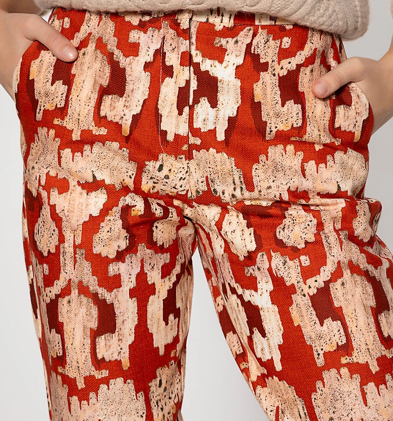 HIGH WAIST CHINO PANTS