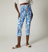 Capri Pants with Tie Strap