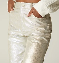 MID-RISE PANTS WITH HARDWARE