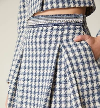 SHORT SKIRT WITH PLEATS