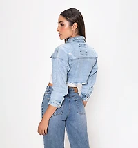 OVERSIZED SHORT CLASSIC JACKET WITH HOT