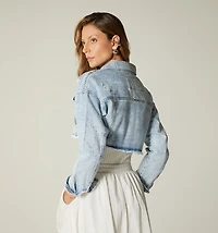 OVERSIZED SHORT CLASSIC JACKET WITH HOT