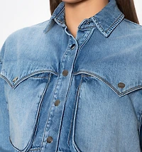 SHORT JACKET WITH CARGO POCKETS