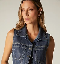 SHORT VEST WITH POCKETS, WASHING PROCESS