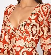 SHORT DRESS 3/4 SLEEVE