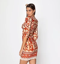 SHORT DRESS 3/4 SLEEVE