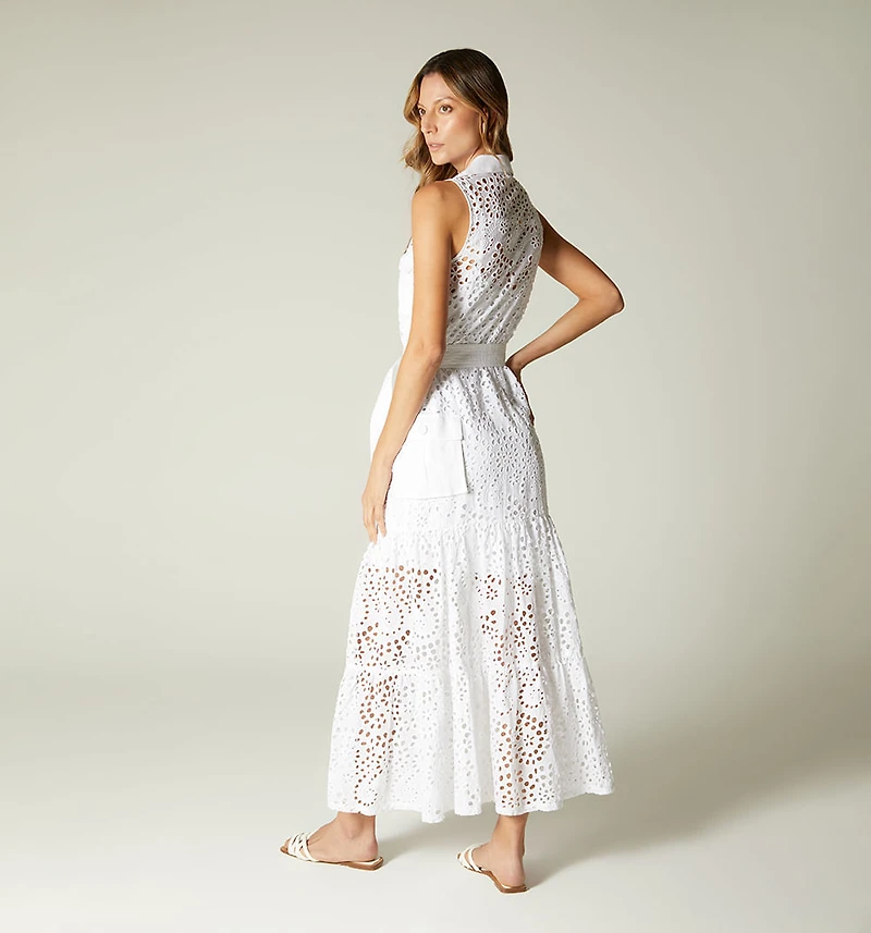 LONG SLEEVELESS DRESS