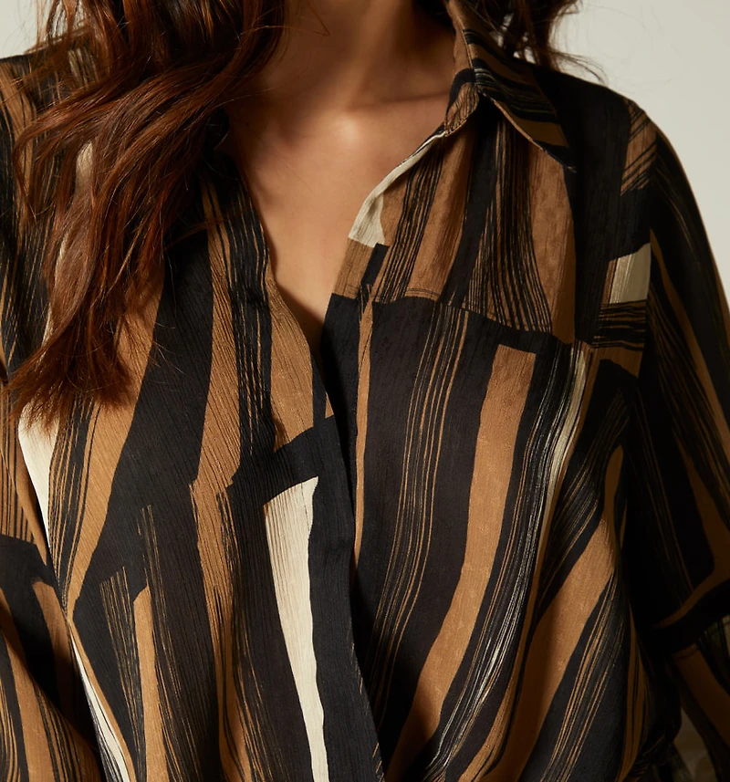 LONG SLEEVE BODY WITH CROSS FRONT