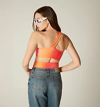 ASYMMETRIC WIDE STRAP BODYSUIT
