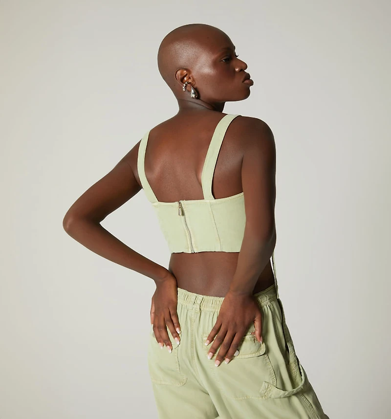 STRAP BLOUSE, UTILITY POCKETS WITH T