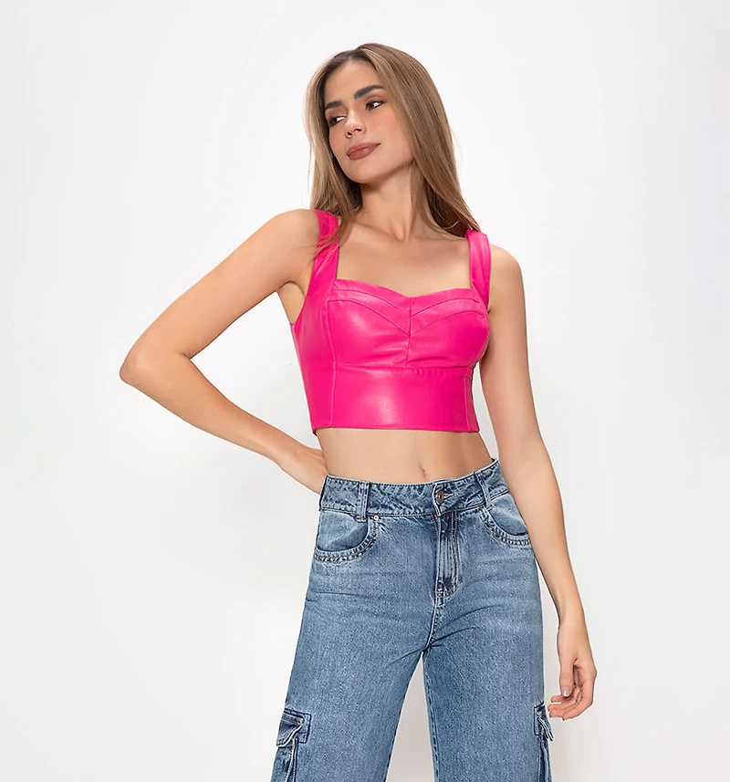 CROP STRAPS WITH ZIPPER
