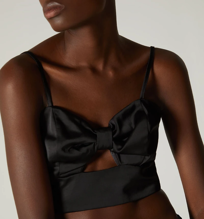 CROP TOP BLOUSE WITH STRAPS