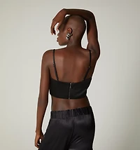 CROP TOP BLOUSE WITH STRAPS