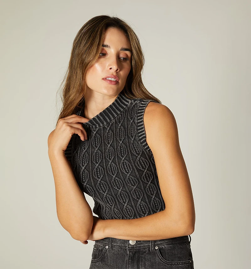 ACID WASH S/S BLOUSE