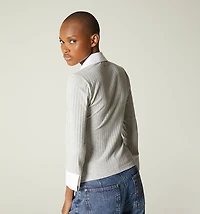 3/4 Sleeve Polo Style Blouse Combined