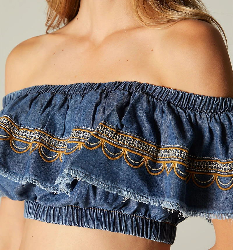Embroidered Boho Blouse