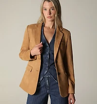 HALTER SARTORIAL BLOUSE, BUTTONS AND FLAPS