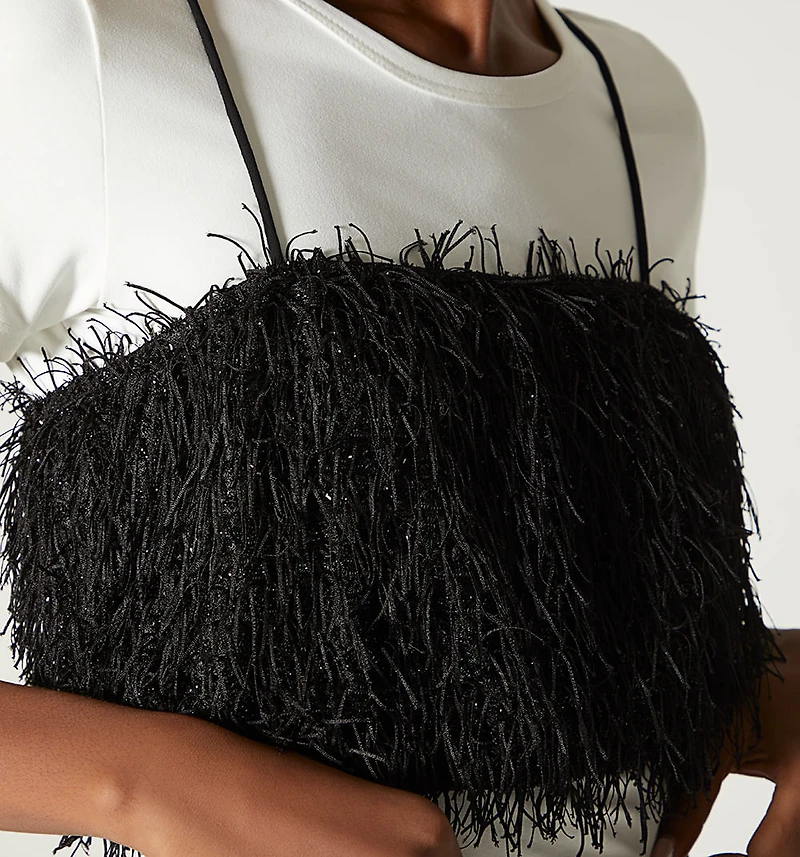 Fringe Crop Blouse