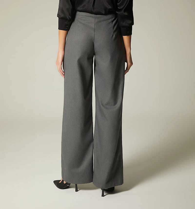HIGH WAIST PANTS SET STRAPLESS BLOUSE