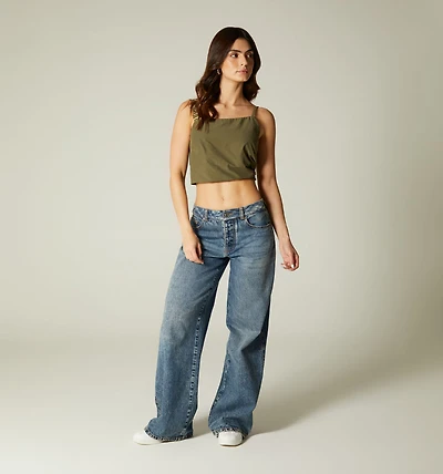 STRAP BLOUSE WITH BUCKLE