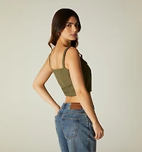 STRAP BLOUSE WITH BUCKLE
