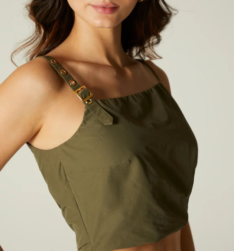 STRAP BLOUSE WITH BUCKLE