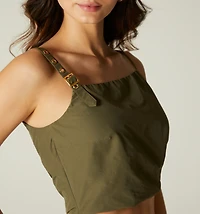 STRAP BLOUSE WITH BUCKLE