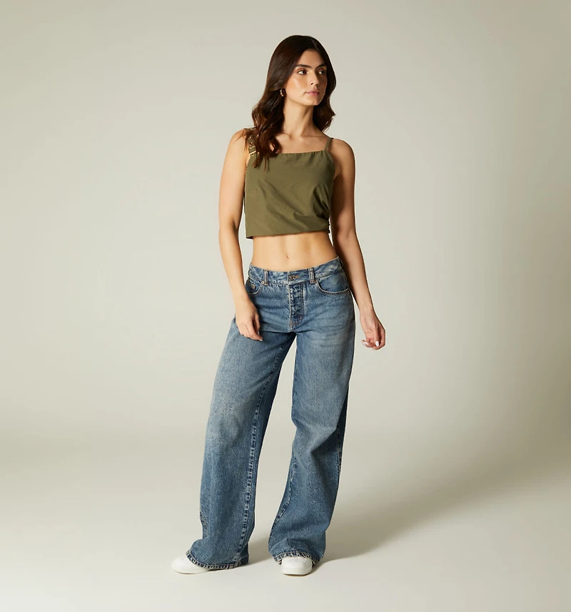 STRAP BLOUSE WITH BUCKLE