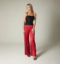 STRAP BLOUSE WITH TIE