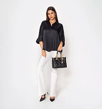 LONG SLEEVE BATWING BLOUSE