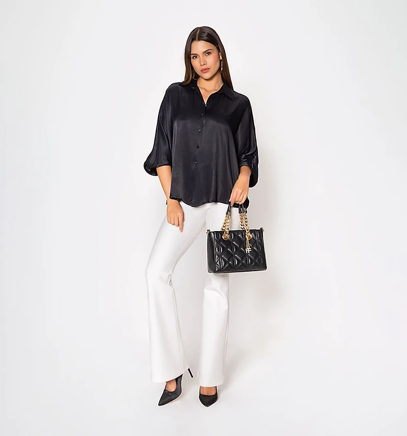LONG SLEEVE BATWING BLOUSE