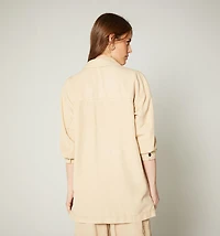 SHIRT DRESS, UTILITY POCKETS
