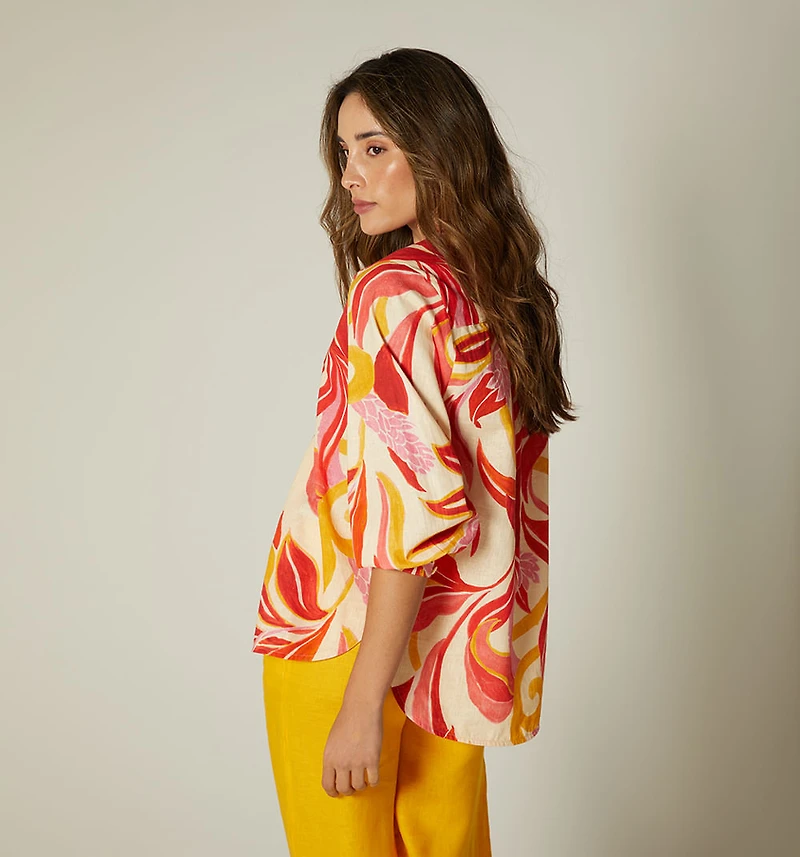 3/4 SLEEVE BLOUSE