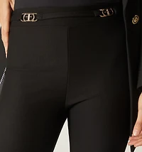 Straight Leg Leggings with Hardware Preti