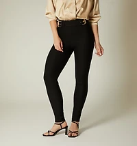 HIGH WAIST SKINNY LEG LEGGINGS WITH DETAIL