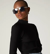 LONG SLEEVE KNITTED SWEATER
