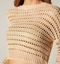 OPEN KNIT SWEATER