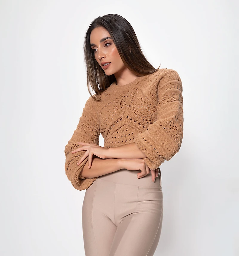 KNITTED SWEATER LACE