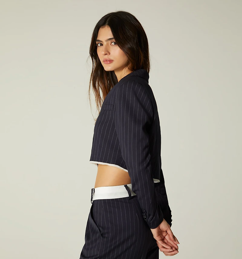 CROP BLAZER