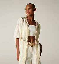 Overcoat 3/4 Sleeve with Accessories