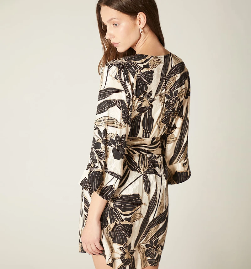 OVERCOAT 3/4 SLEEVE WITH BELT SAME