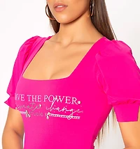 FITTED SHORT SLEEVE T-SHIRT WITH NECKLINE