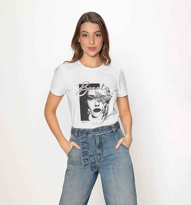 Butterfly Print T-Shirt