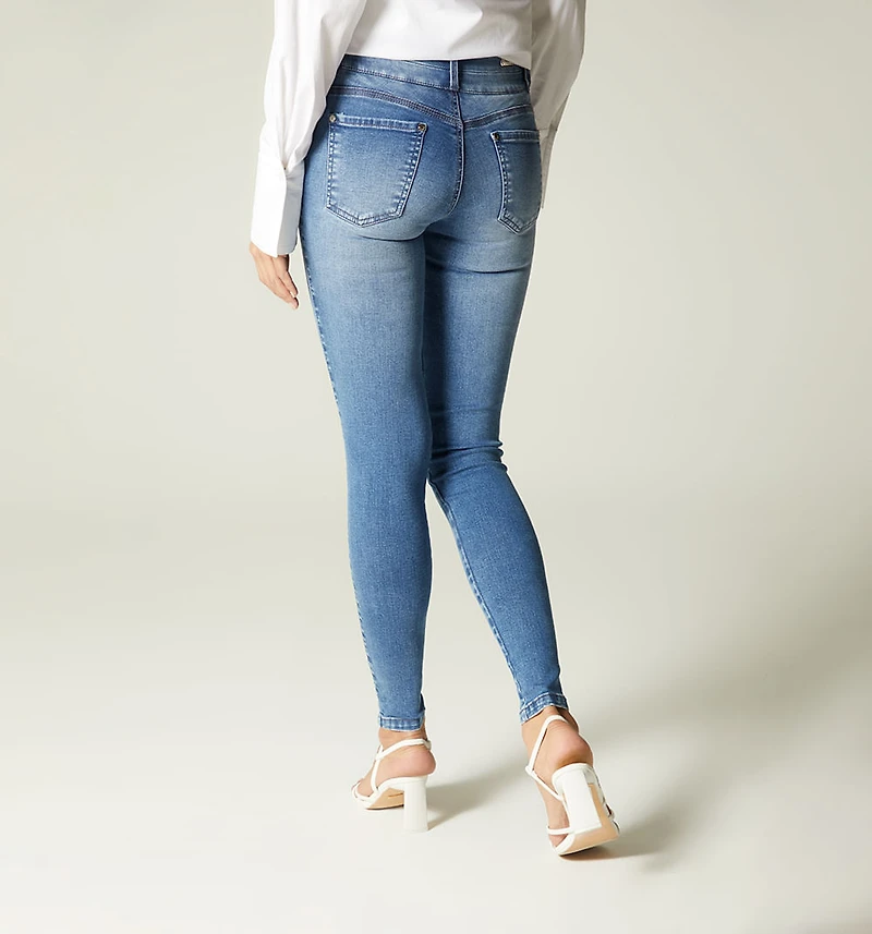 HIGH WAIST ULTRASLIM JEAN, WIDE WAISTBAND