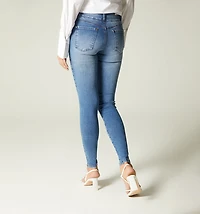 HIGH WAIST ULTRASLIM JEAN, WIDE WAISTBAND